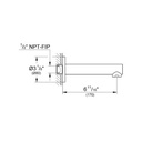 Grohe 13274EN1 Concetto Tub Spout Brushed Nickel 2