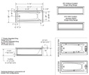 Maax 106241-R-103-001 Exhibit 7232 Ifs Afr Dtf Aeroeffect W/ Air Push Control White