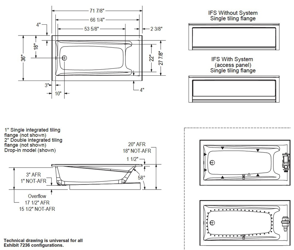 Maax 106242-R-096-001 Exhibit 7236 If Dtf Comb. Whirl. & Aeroeffect White