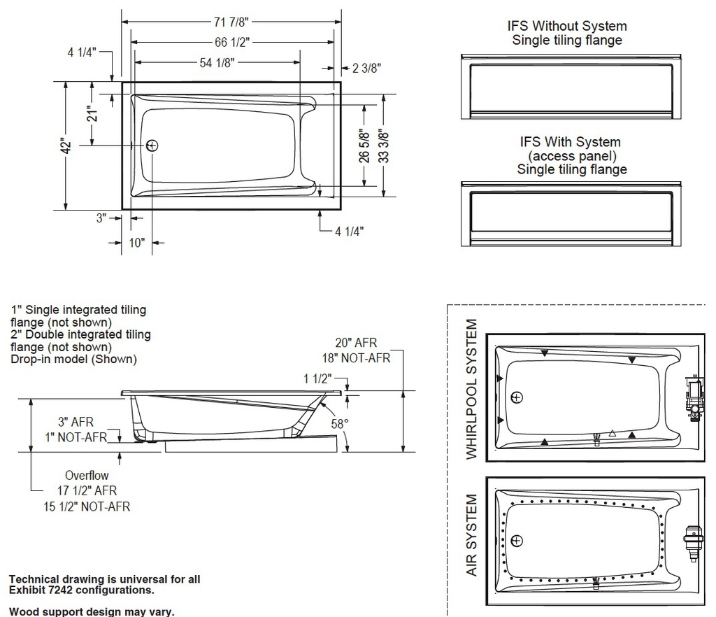 Maax 106245-L-096-001 Exhibit 7242 If Dtf Comb. Whirl. & Aeroeffect White