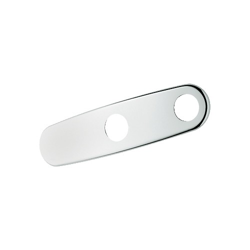 Grohe 07555000 10" Euro Escutcheon Two Hole Chrome 1