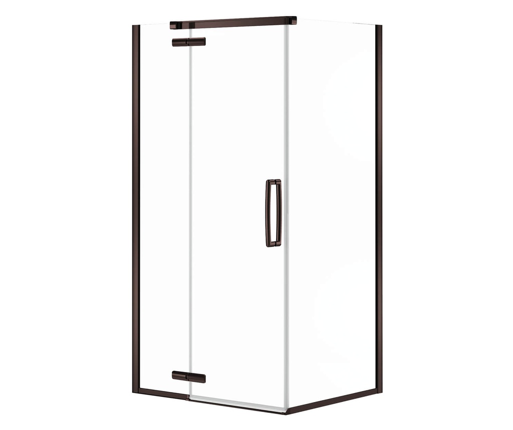 Maax 133302-900-173-000 Link Curve Door R4234 Clear Dark Bronze