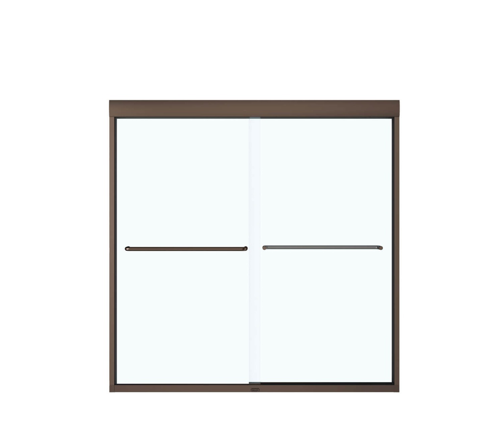 Maax 135661-900-172-000 Aura 6Mm Tub Door 55-59 X57 Clear Dark Bronze