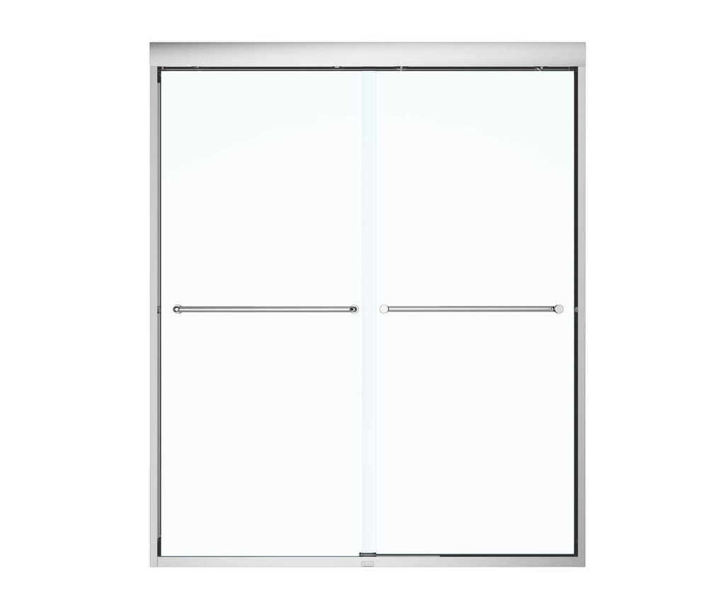 Maax 135665-900-084-000 Aura 6Mm Shower Door 55-59 X 71 Clear Chrome