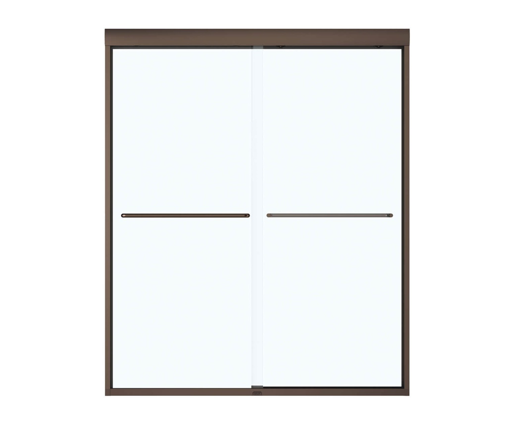 Maax 135665-900-172-000 Aura 6Mm Shower Door 55-59 X 71 Clear Dark Bronze