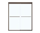 Maax 135665-900-172-000 Aura 6Mm Shower Door 55-59 X 71 Clear Dark Bronze