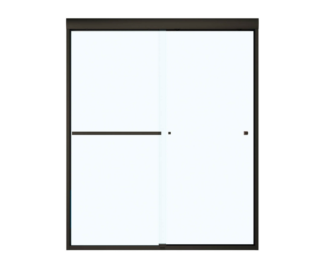 Maax 135675-900-172-000 Aura 8Mm Shower Door 55-59 X 71 8Mm Sc Clear Dark Bronze