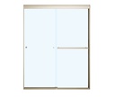 Maax 135675-900-305-000 Aura 8Mm Shower Door 55-59 X 71 8Mm Sc Clear Brushed Nickel