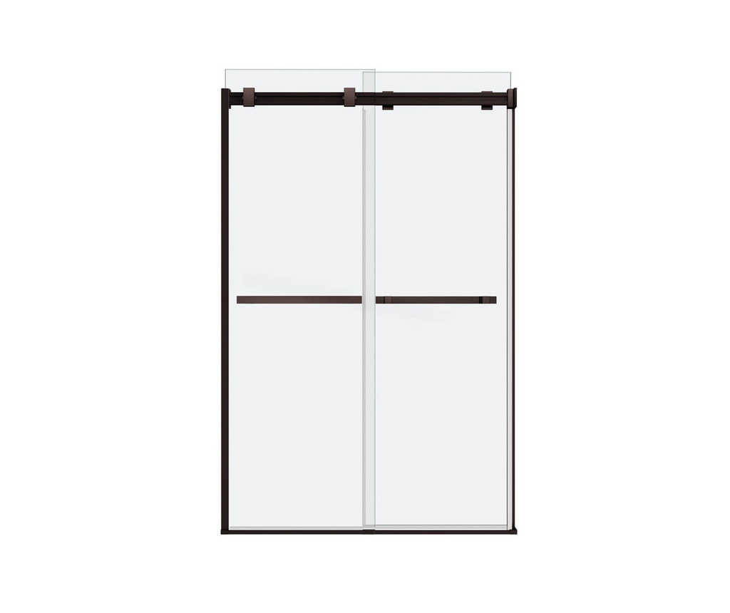 Maax 136271-900-173-000 Duel Shower 44-47 X 74 Clear Dark Bronze