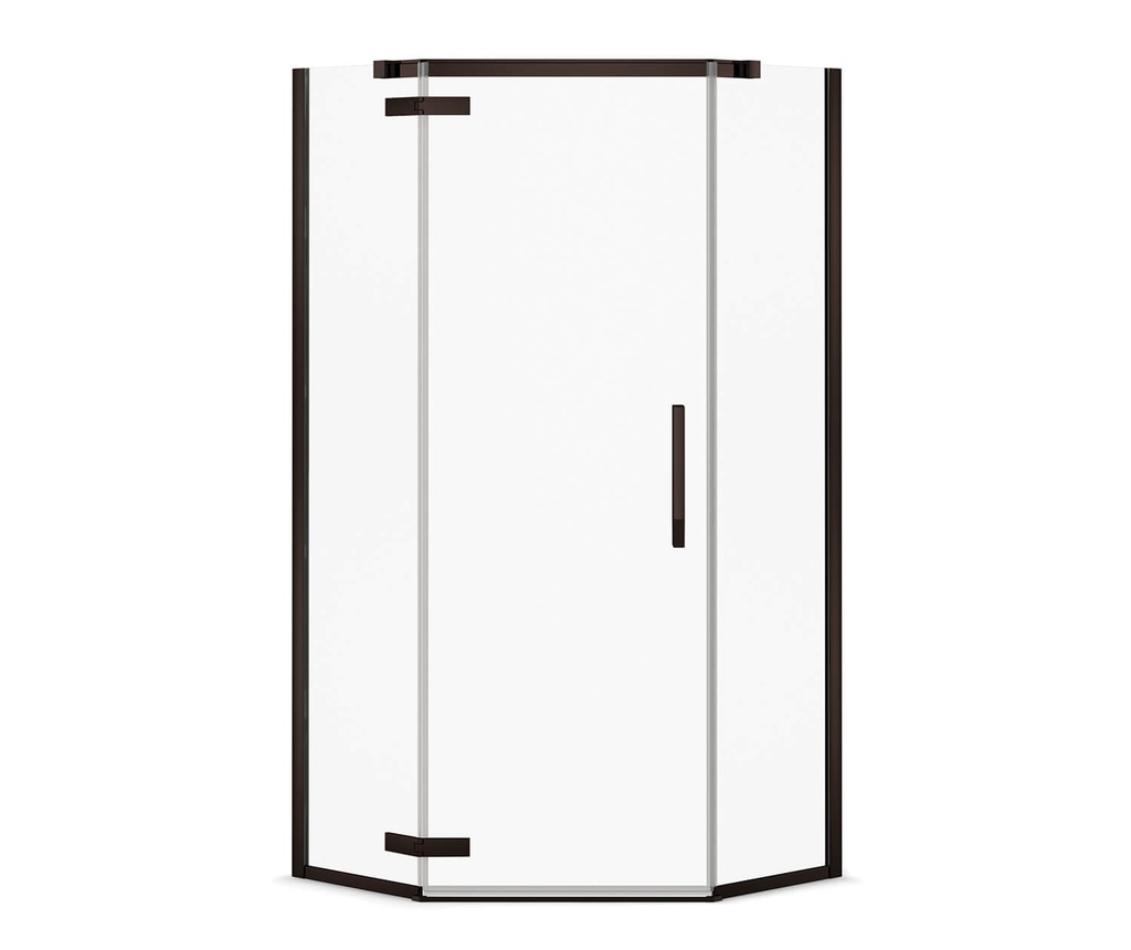 Maax 136315-900-173-000 Link Neo-Angle 3838 Door Clear Dark Bronze