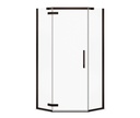 Maax 136315-900-173-000 Link Neo-Angle 3838 Door Clear Dark Bronze