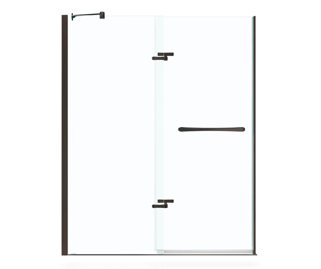 Maax 136672-900-173-000 Reveal 71 Pivot 60 Clear Dark Bronze