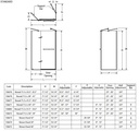 Maax 136673-900-173-000 Reveal 71 Return Panel 32 Clear Dark Bronze
