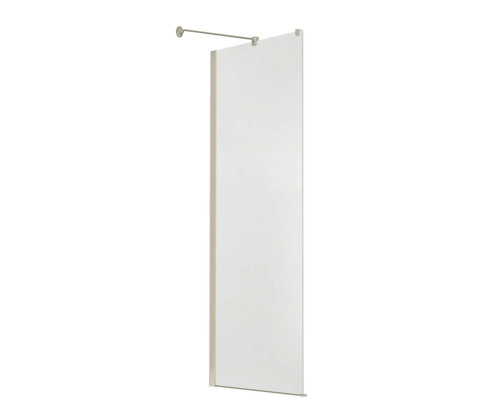 Maax 136675-900-305-000 Reveal 71 Return Panel 36 Clear Brushed Nickel