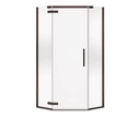 Maax 137300-900-173-000 Hana Neo-Angle 3838 Door Clear Dark Bronze
