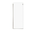 Maax 137312-900-305-000 Return Panel 74 For 34In Base Clear Brushed Nickel