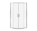 Maax 137444-900-084-000 Radia N-R 36 X 36 X 71.5 Clear Chrome