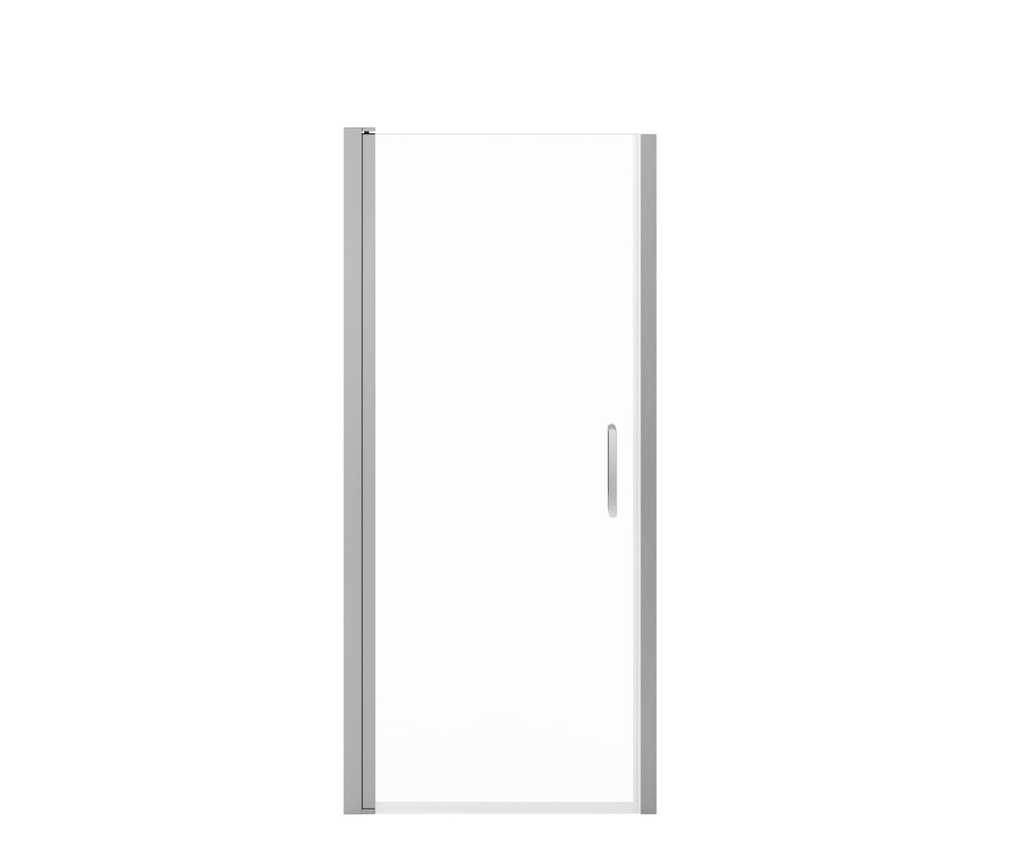 Maax 138264-900-084-101 Manhattan 31-33 x 68 in. 6 mm Pivot Shower Door for Alcove Installation with Clear glass & Square Handle in Chrome