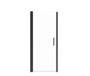 Maax 138264-900-340-100 Manhattan 31-33 x 68 in. 6 mm Pivot Shower Door for Alcove Installation with Clear glass & Round Handle in Matte Black