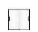 Maax 138760-900-173-000 Inverto Tub 56-59 X 55.5-59 Clear Dark Bronze