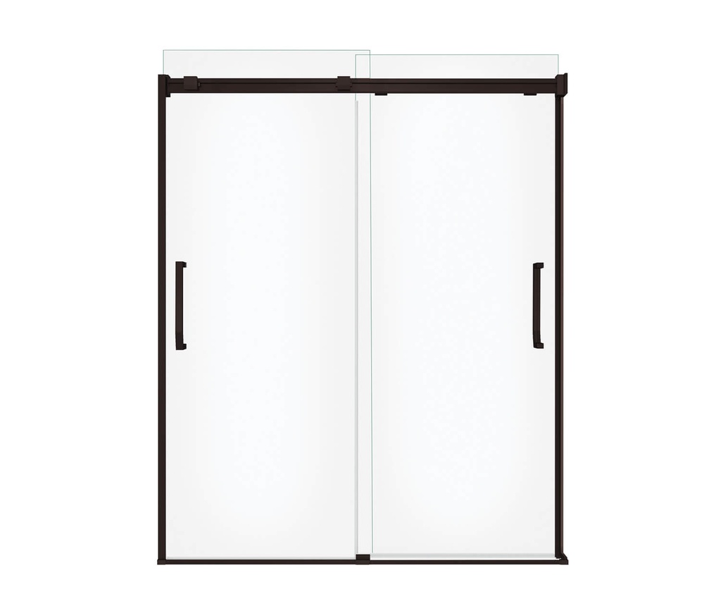 Maax 138762-900-173-000 Inverto Shower 56-59 X 70.5-74 Clear Dark Bronze