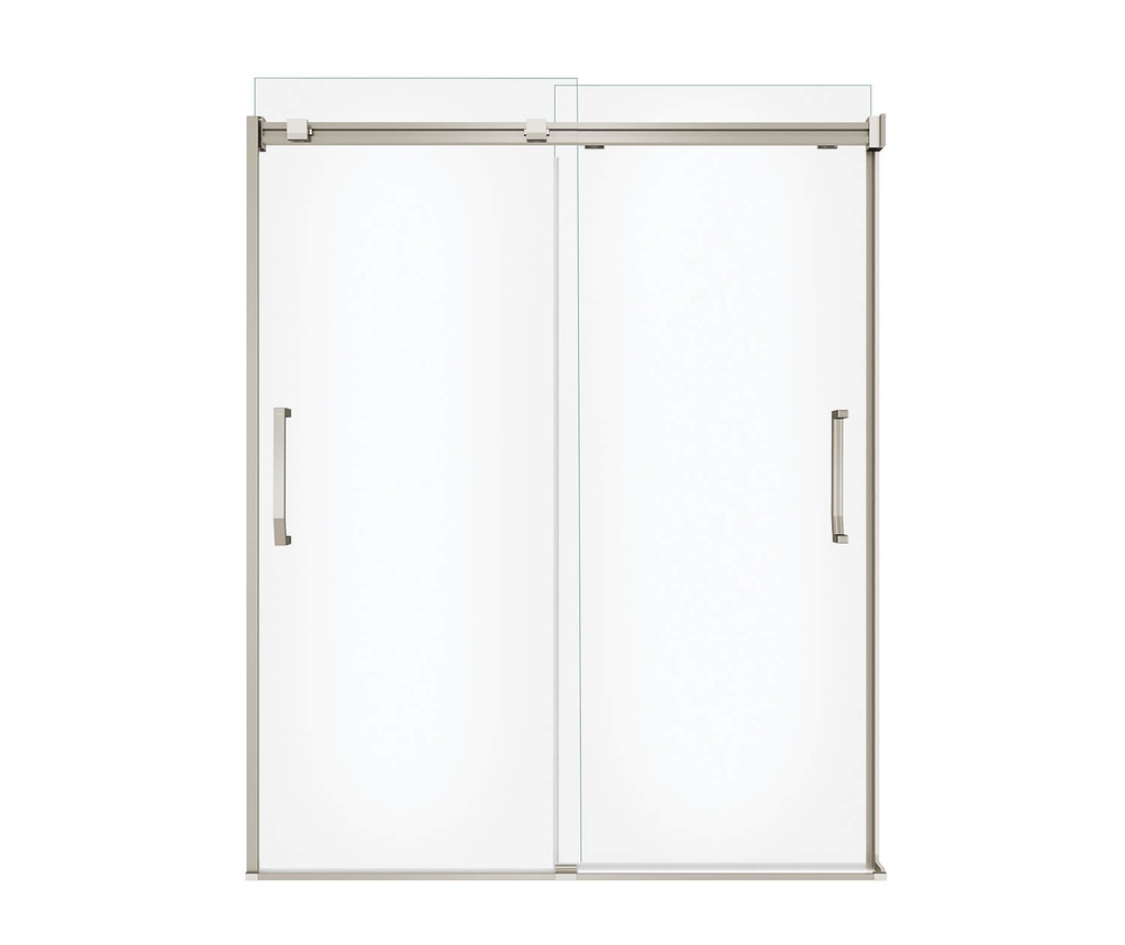 Maax 138762-900-305-000 Inverto Shower 56-59 X 70.5-74 Clear Brushed Nickel