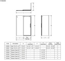 Maax 138996-900-340-000 Halo Slider 48 Clear Matte Black