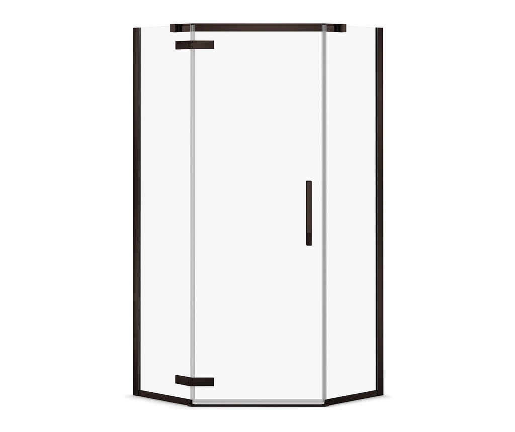 Maax 139320-900-173-000 Davana Neo-Angle 4040 Door Clear Dark Bronze