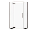Maax 139320-900-173-000 Davana Neo-Angle 4040 Door Clear Dark Bronze
