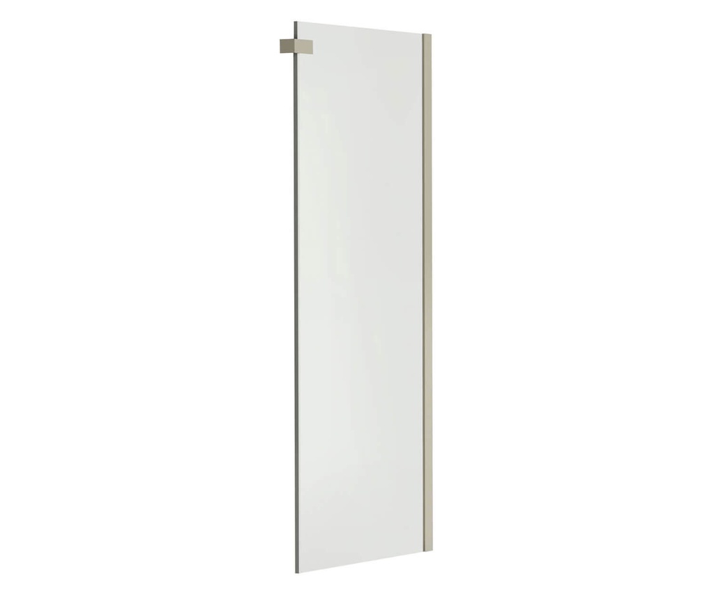 Maax 139395-900-305-000 Halo Return Panel 34 Clear Brushed Nickel