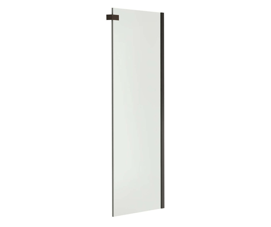 Maax 139396-900-173-000 Halo Return Panel 36 Clear Dark Bronze