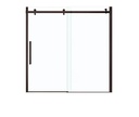 Maax 139398-900-173-000 Halo Tub Door 60 Clear Dark Bronze
