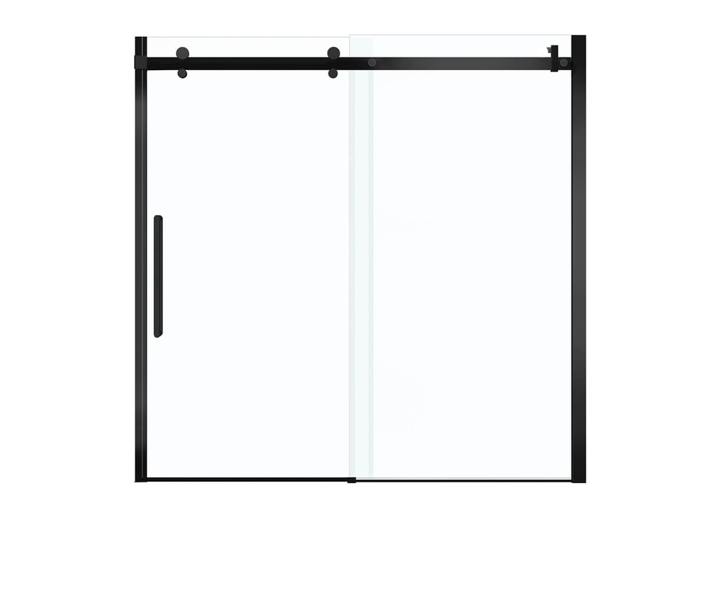 Maax 139398-900-340-000 Halo Tub Door 60 Clear Matte Black
