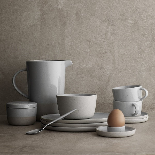 Blomus 64339 SABLO Set of 2 Coffee Cups & Saucers Savannah 5oz