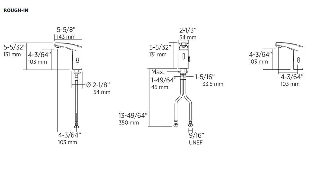 Sloan EAF-350-ISM Batt Opp Fct 1.5Gpm Ism