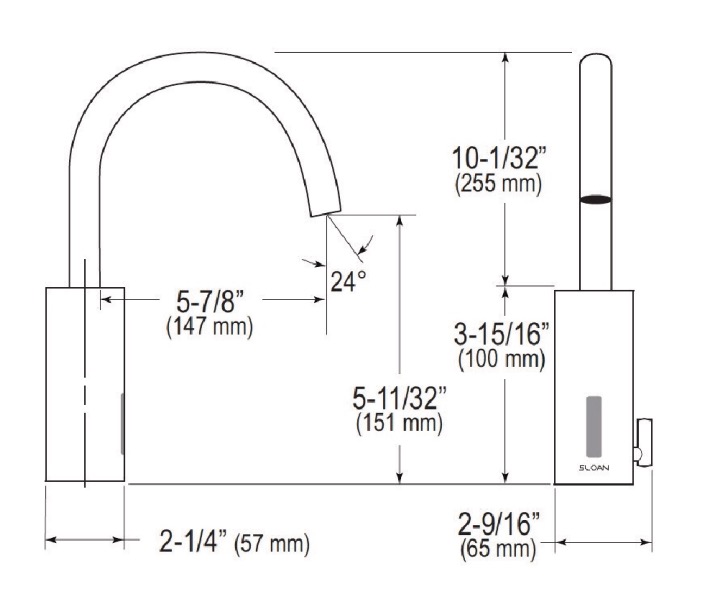 Sloan EAF-700-LT*3335094 Electronic Fct W/Eaf-44-A