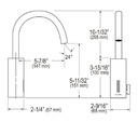 Sloan EAF-700-LT-ISM*3335081 Electronic Faucet