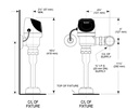 Sloan ECOS-186-0.5 Hw Urinal