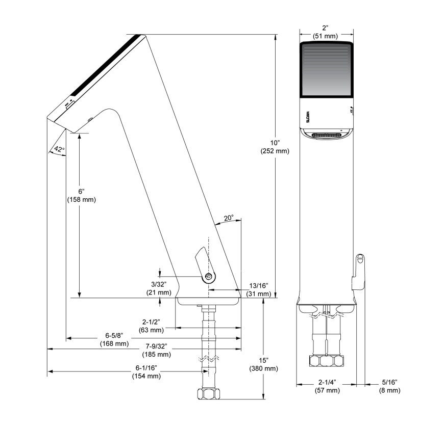 Sloan EFX-175.003.0000*3324301 High Solar 1.5Lam
