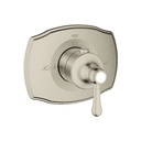 Grohe 19839EN0 Grohtherm 2000 Authentic Custom Shower Thermostatic Trim With Control Module Brushed Nickel 1