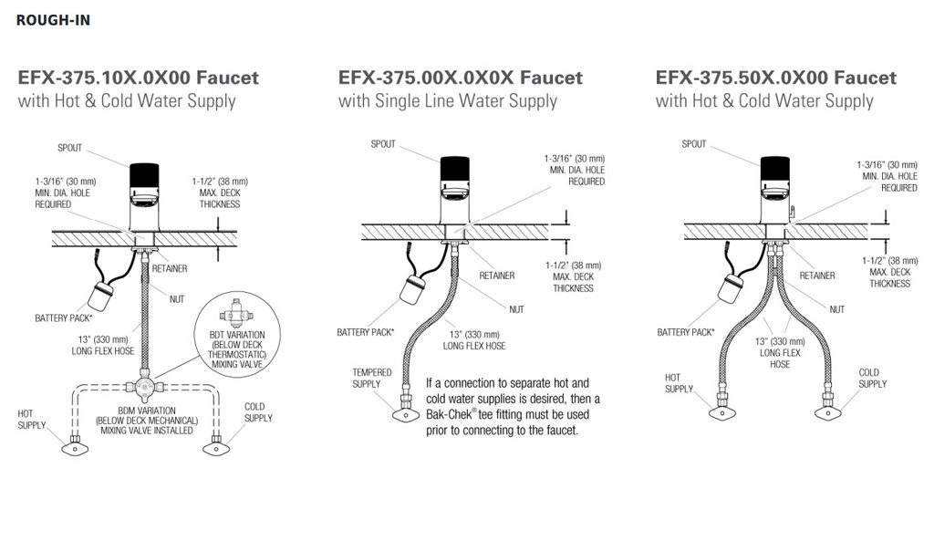 Sloan EFX-375.000.0000*3324087 Low Solar Faucet