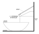 Sloan EFX-850.002.1000 Bat Operated Wall Faucet