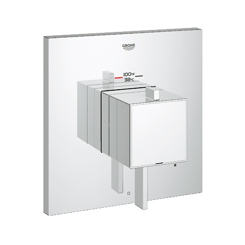 Grohe 19926000 Eurocube Single Function Thermostatic Trim With Control Module Chrome 1