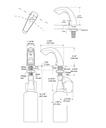 Sloan ESD-200-LT Soap Dispenser Less Transfmr