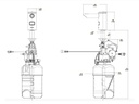 Sloan ESD-2000-A CP Eaf 200/275 Style Soap Dispen.