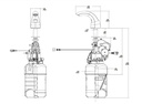 Sloan ESD-2100-A CP Sf2100 Style Soap Dispenser