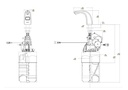 Sloan ESD-600-A CP Ebf-615 Style Soap Dispenser