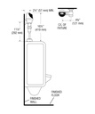 Sloan G2-RESS-U-0.5*3325403 Optima Battery Urinal 0.5Gpf