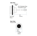 Sloan MCR-140-A**3375012 Lever Switch Kit Round Hole