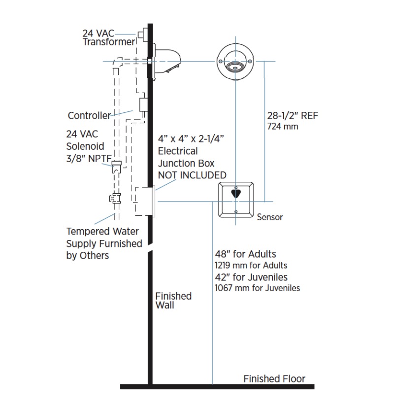Sloan MCR-216 Electronic Shower System